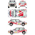 Decals for Lancia Delta HF Integrale GrA 8 Rally RACC Catalunya 1992 - Image 2
